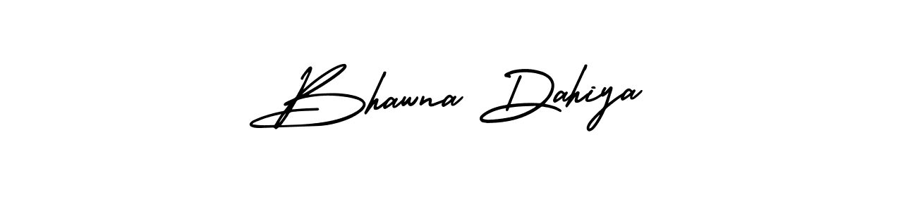 Create a beautiful signature design for name Bhawna Dahiya. With this signature (AmerikaSignatureDemo-Regular) fonts, you can make a handwritten signature for free. Bhawna Dahiya signature style 3 images and pictures png