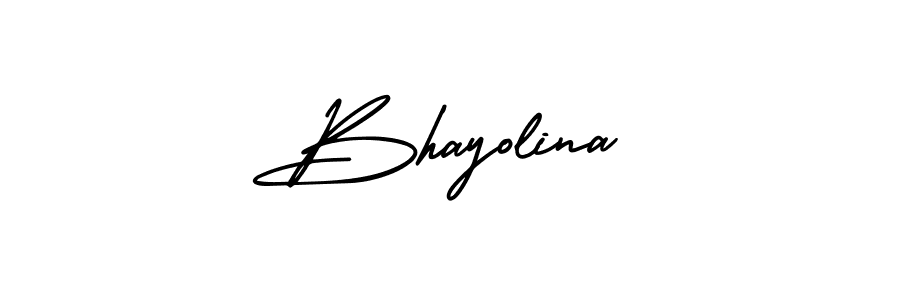 Make a short Bhayolina signature style. Manage your documents anywhere anytime using AmerikaSignatureDemo-Regular. Create and add eSignatures, submit forms, share and send files easily. Bhayolina signature style 3 images and pictures png
