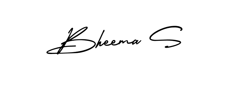 Best and Professional Signature Style for Bheema S. AmerikaSignatureDemo-Regular Best Signature Style Collection. Bheema S signature style 3 images and pictures png