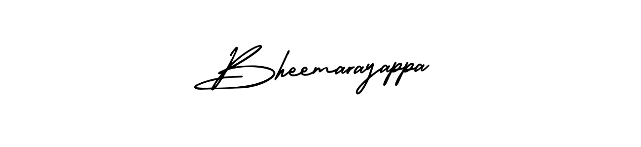 Design your own signature with our free online signature maker. With this signature software, you can create a handwritten (AmerikaSignatureDemo-Regular) signature for name Bheemarayappa. Bheemarayappa signature style 3 images and pictures png