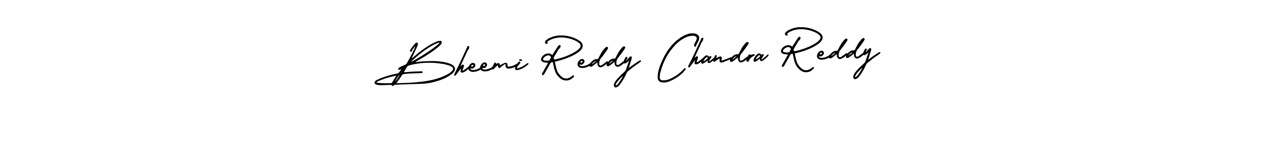 This is the best signature style for the Bheemi Reddy Chandra Reddy name. Also you like these signature font (AmerikaSignatureDemo-Regular). Mix name signature. Bheemi Reddy Chandra Reddy signature style 3 images and pictures png