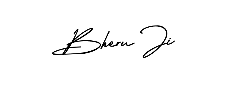 Make a beautiful signature design for name Bheru Ji. With this signature (AmerikaSignatureDemo-Regular) style, you can create a handwritten signature for free. Bheru Ji signature style 3 images and pictures png