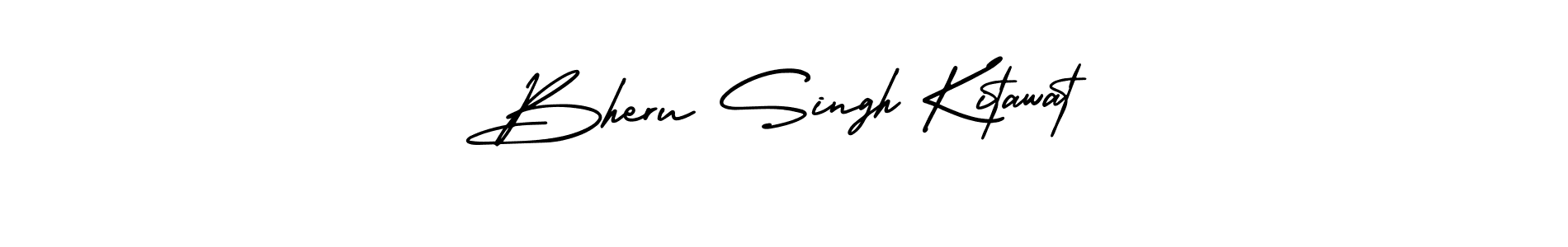 Use a signature maker to create a handwritten signature online. With this signature software, you can design (AmerikaSignatureDemo-Regular) your own signature for name Bheru Singh Kitawat. Bheru Singh Kitawat signature style 3 images and pictures png