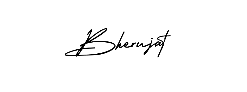 How to Draw Bherujat signature style? AmerikaSignatureDemo-Regular is a latest design signature styles for name Bherujat. Bherujat signature style 3 images and pictures png