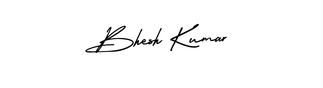 This is the best signature style for the Bhesh Kumar name. Also you like these signature font (AmerikaSignatureDemo-Regular). Mix name signature. Bhesh Kumar signature style 3 images and pictures png