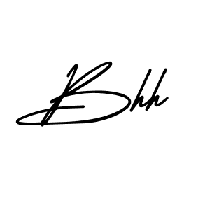 Make a beautiful signature design for name Bhh. Use this online signature maker to create a handwritten signature for free. Bhh signature style 3 images and pictures png