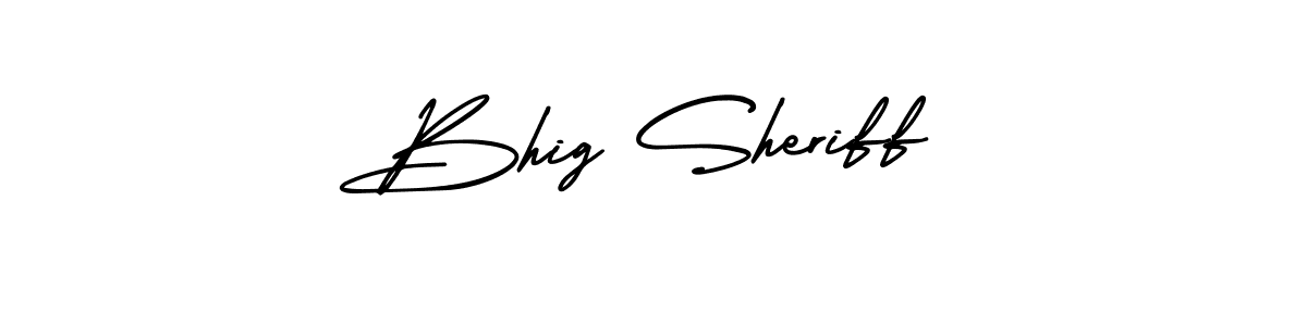 Also You can easily find your signature by using the search form. We will create Bhig Sheriff name handwritten signature images for you free of cost using AmerikaSignatureDemo-Regular sign style. Bhig Sheriff signature style 3 images and pictures png