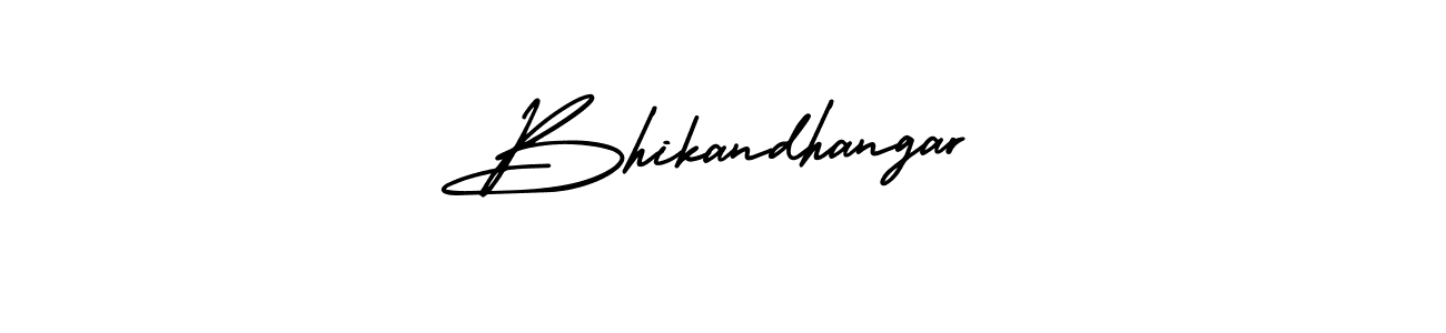 Use a signature maker to create a handwritten signature online. With this signature software, you can design (AmerikaSignatureDemo-Regular) your own signature for name Bhikandhangar. Bhikandhangar signature style 3 images and pictures png