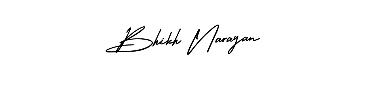 You should practise on your own different ways (AmerikaSignatureDemo-Regular) to write your name (Bhikh Narayan) in signature. don't let someone else do it for you. Bhikh Narayan signature style 3 images and pictures png