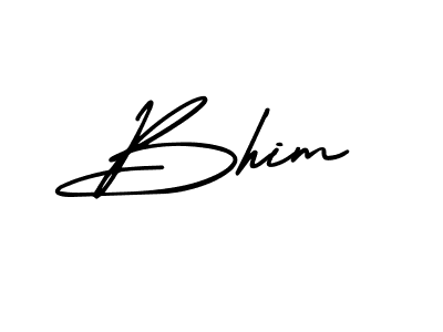 Design your own signature with our free online signature maker. With this signature software, you can create a handwritten (AmerikaSignatureDemo-Regular) signature for name Bhim. Bhim signature style 3 images and pictures png