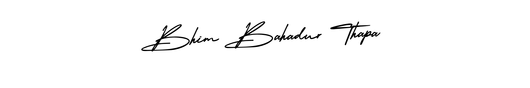 This is the best signature style for the Bhim Bahadur Thapa name. Also you like these signature font (AmerikaSignatureDemo-Regular). Mix name signature. Bhim Bahadur Thapa signature style 3 images and pictures png
