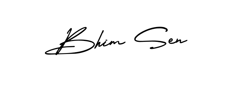if you are searching for the best signature style for your name Bhim Sen. so please give up your signature search. here we have designed multiple signature styles  using AmerikaSignatureDemo-Regular. Bhim Sen signature style 3 images and pictures png