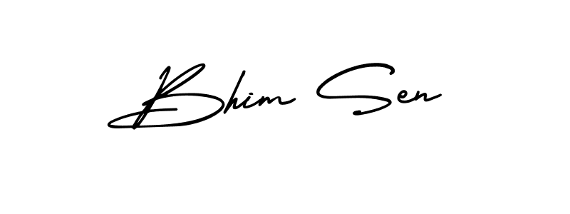 Check out images of Autograph of Bhim Sen name. Actor Bhim Sen Signature Style. AmerikaSignatureDemo-Regular is a professional sign style online. Bhim Sen signature style 3 images and pictures png