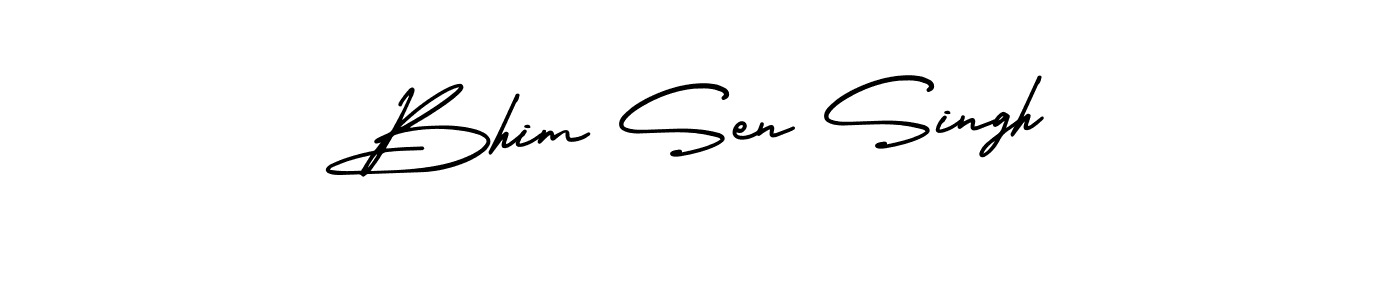 Use a signature maker to create a handwritten signature online. With this signature software, you can design (AmerikaSignatureDemo-Regular) your own signature for name Bhim Sen Singh. Bhim Sen Singh signature style 3 images and pictures png