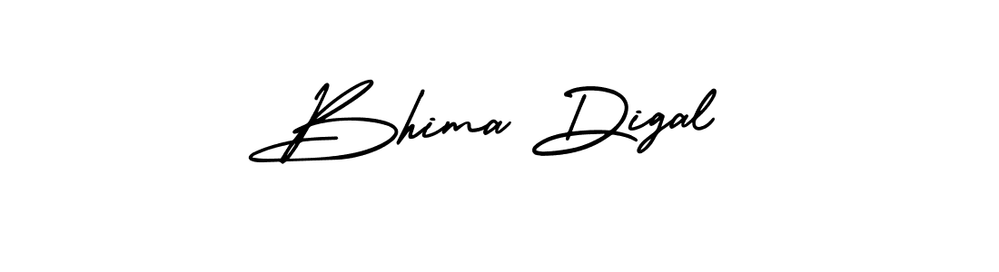 It looks lik you need a new signature style for name Bhima Digal. Design unique handwritten (AmerikaSignatureDemo-Regular) signature with our free signature maker in just a few clicks. Bhima Digal signature style 3 images and pictures png