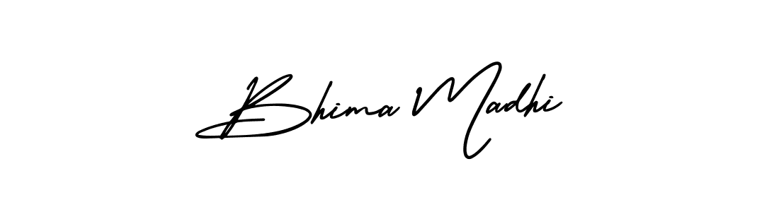 if you are searching for the best signature style for your name Bhima Madhi. so please give up your signature search. here we have designed multiple signature styles  using AmerikaSignatureDemo-Regular. Bhima Madhi signature style 3 images and pictures png