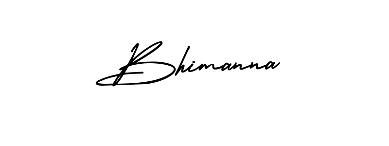 It looks lik you need a new signature style for name Bhimanna. Design unique handwritten (AmerikaSignatureDemo-Regular) signature with our free signature maker in just a few clicks. Bhimanna signature style 3 images and pictures png
