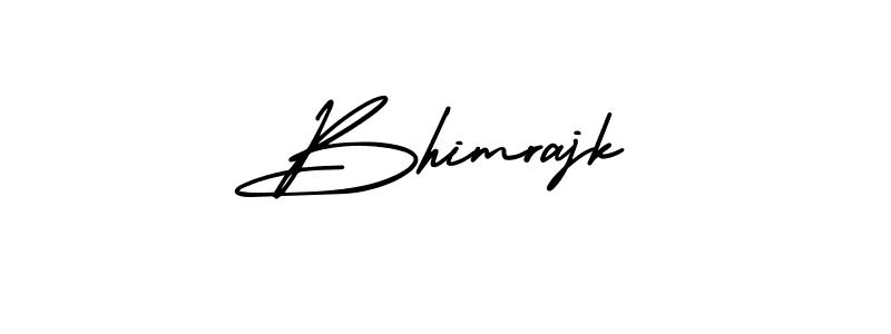 How to make Bhimrajk name signature. Use AmerikaSignatureDemo-Regular style for creating short signs online. This is the latest handwritten sign. Bhimrajk signature style 3 images and pictures png