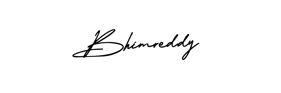 It looks lik you need a new signature style for name Bhimreddy. Design unique handwritten (AmerikaSignatureDemo-Regular) signature with our free signature maker in just a few clicks. Bhimreddy signature style 3 images and pictures png