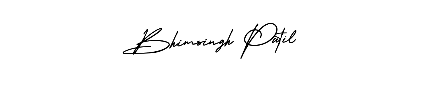 How to make Bhimsingh Patil name signature. Use AmerikaSignatureDemo-Regular style for creating short signs online. This is the latest handwritten sign. Bhimsingh Patil signature style 3 images and pictures png