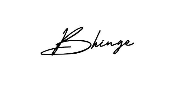 if you are searching for the best signature style for your name Bhinge. so please give up your signature search. here we have designed multiple signature styles  using AmerikaSignatureDemo-Regular. Bhinge signature style 3 images and pictures png