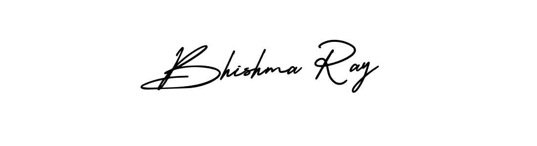 How to make Bhishma Ray name signature. Use AmerikaSignatureDemo-Regular style for creating short signs online. This is the latest handwritten sign. Bhishma Ray signature style 3 images and pictures png