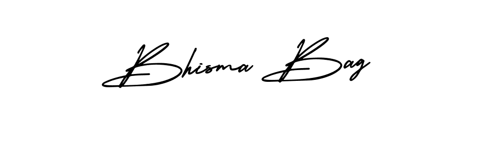 Design your own signature with our free online signature maker. With this signature software, you can create a handwritten (AmerikaSignatureDemo-Regular) signature for name Bhisma Bag. Bhisma Bag signature style 3 images and pictures png