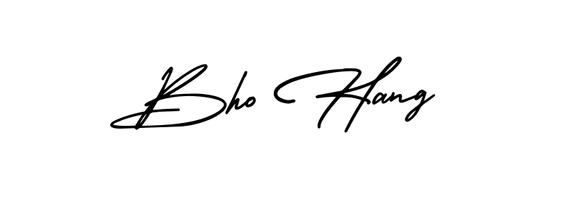 How to Draw Bho Hang signature style? AmerikaSignatureDemo-Regular is a latest design signature styles for name Bho Hang. Bho Hang signature style 3 images and pictures png