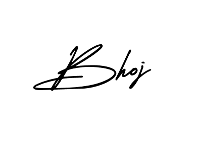 Make a beautiful signature design for name Bhoj. With this signature (AmerikaSignatureDemo-Regular) style, you can create a handwritten signature for free. Bhoj signature style 3 images and pictures png