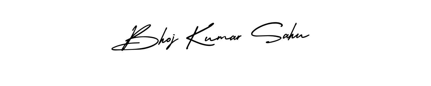 Bhoj Kumar Sahu stylish signature style. Best Handwritten Sign (AmerikaSignatureDemo-Regular) for my name. Handwritten Signature Collection Ideas for my name Bhoj Kumar Sahu. Bhoj Kumar Sahu signature style 3 images and pictures png