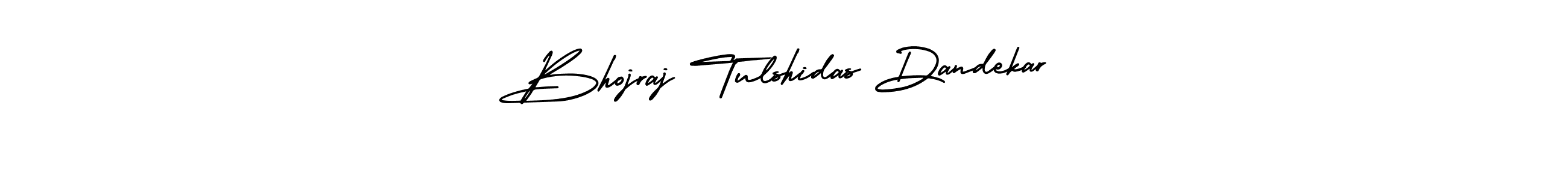 Also You can easily find your signature by using the search form. We will create Bhojraj Tulshidas Dandekar name handwritten signature images for you free of cost using AmerikaSignatureDemo-Regular sign style. Bhojraj Tulshidas Dandekar signature style 3 images and pictures png