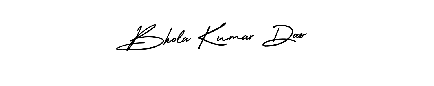 Design your own signature with our free online signature maker. With this signature software, you can create a handwritten (AmerikaSignatureDemo-Regular) signature for name Bhola Kumar Das. Bhola Kumar Das signature style 3 images and pictures png