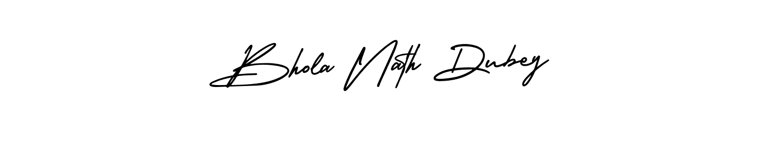 Make a beautiful signature design for name Bhola Nath Dubey. With this signature (AmerikaSignatureDemo-Regular) style, you can create a handwritten signature for free. Bhola Nath Dubey signature style 3 images and pictures png