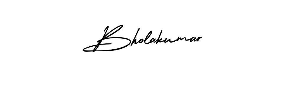 Create a beautiful signature design for name Bholakumar. With this signature (AmerikaSignatureDemo-Regular) fonts, you can make a handwritten signature for free. Bholakumar signature style 3 images and pictures png