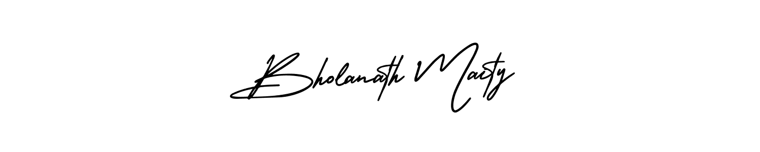 Make a beautiful signature design for name Bholanath Maity. With this signature (AmerikaSignatureDemo-Regular) style, you can create a handwritten signature for free. Bholanath Maity signature style 3 images and pictures png