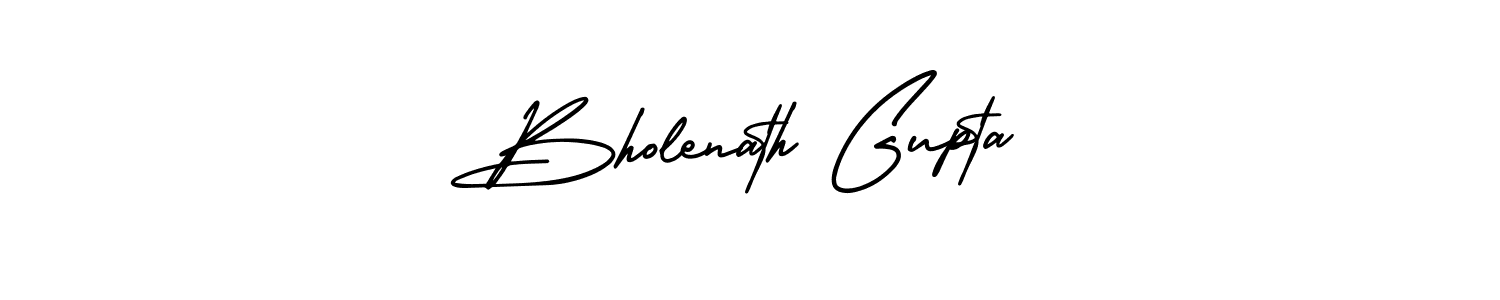How to make Bholenath Gupta signature? AmerikaSignatureDemo-Regular is a professional autograph style. Create handwritten signature for Bholenath Gupta name. Bholenath Gupta signature style 3 images and pictures png