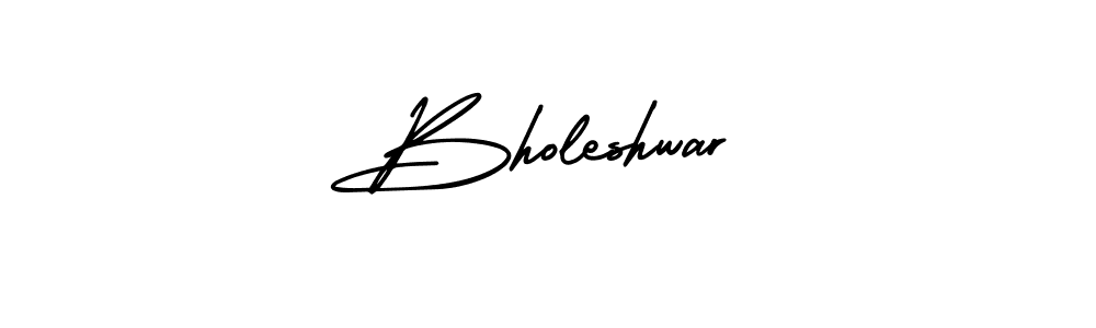 Create a beautiful signature design for name Bholeshwar. With this signature (AmerikaSignatureDemo-Regular) fonts, you can make a handwritten signature for free. Bholeshwar signature style 3 images and pictures png