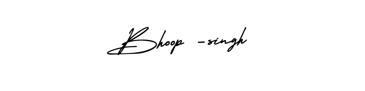 Make a beautiful signature design for name Bhoop -singh. With this signature (AmerikaSignatureDemo-Regular) style, you can create a handwritten signature for free. Bhoop -singh signature style 3 images and pictures png