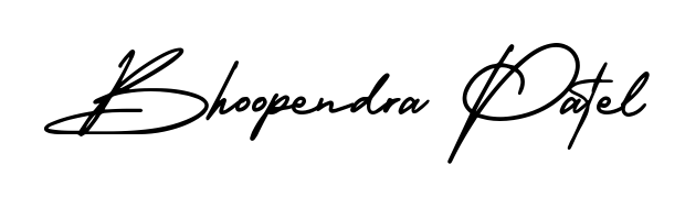 The AmerikaSignatureDemo-Regular lettering style adds unique flourish to name Bhoopendra Patel. Stand out with a custom digital autograph made in seconds. Bhoopendra Patel signature style 3 images and pictures png