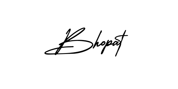 It looks lik you need a new signature style for name Bhopat. Design unique handwritten (AmerikaSignatureDemo-Regular) signature with our free signature maker in just a few clicks. Bhopat signature style 3 images and pictures png