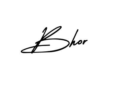 Design your own signature with our free online signature maker. With this signature software, you can create a handwritten (AmerikaSignatureDemo-Regular) signature for name Bhor. Bhor signature style 3 images and pictures png