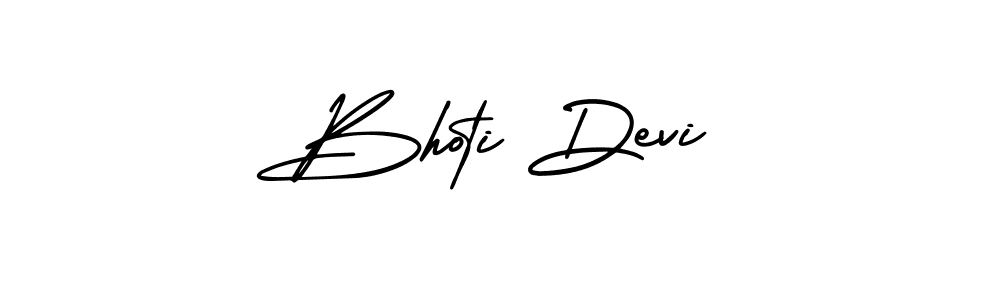 Bhoti Devi stylish signature style. Best Handwritten Sign (AmerikaSignatureDemo-Regular) for my name. Handwritten Signature Collection Ideas for my name Bhoti Devi. Bhoti Devi signature style 3 images and pictures png