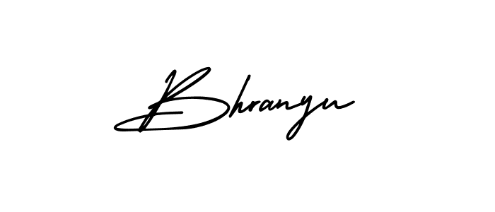 How to make Bhranyu signature? AmerikaSignatureDemo-Regular is a professional autograph style. Create handwritten signature for Bhranyu name. Bhranyu signature style 3 images and pictures png