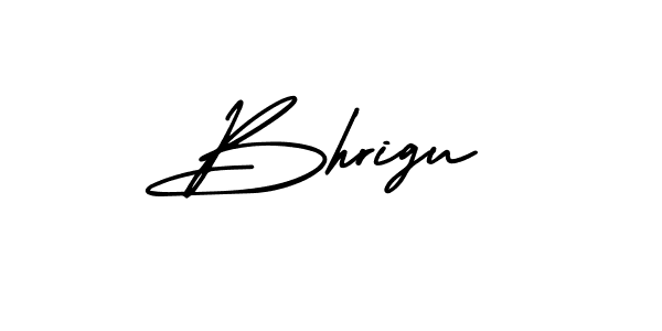 The best way (AmerikaSignatureDemo-Regular) to make a short signature is to pick only two or three words in your name. The name Bhrigu include a total of six letters. For converting this name. Bhrigu signature style 3 images and pictures png