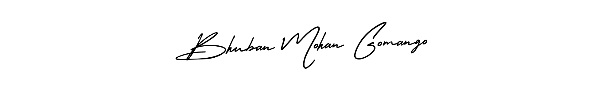 You can use this online signature creator to create a handwritten signature for the name Bhuban Mohan Gomango. This is the best online autograph maker. Bhuban Mohan Gomango signature style 3 images and pictures png