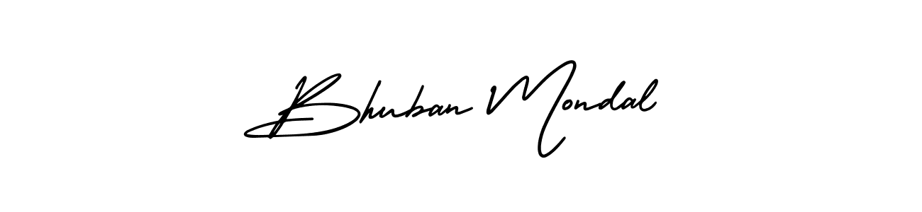 How to make Bhuban Mondal signature? AmerikaSignatureDemo-Regular is a professional autograph style. Create handwritten signature for Bhuban Mondal name. Bhuban Mondal signature style 3 images and pictures png