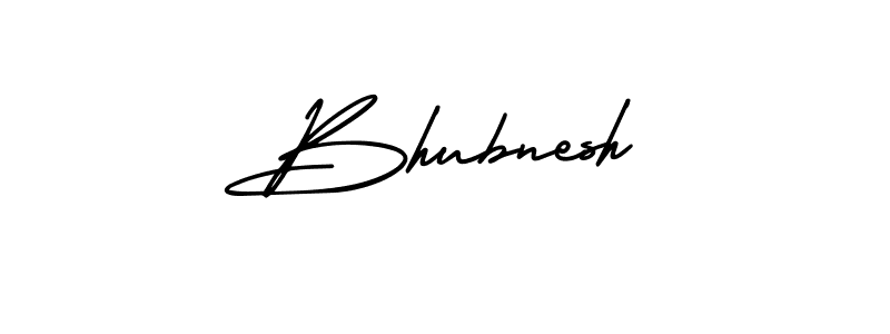 Make a beautiful signature design for name Bhubnesh. With this signature (AmerikaSignatureDemo-Regular) style, you can create a handwritten signature for free. Bhubnesh signature style 3 images and pictures png