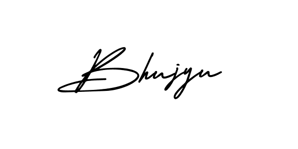 if you are searching for the best signature style for your name Bhujyu. so please give up your signature search. here we have designed multiple signature styles  using AmerikaSignatureDemo-Regular. Bhujyu signature style 3 images and pictures png