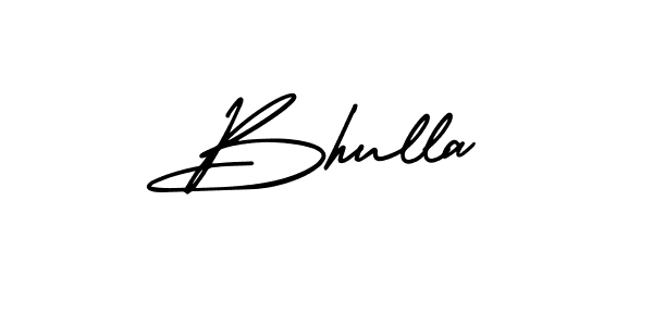 How to Draw Bhulla signature style? AmerikaSignatureDemo-Regular is a latest design signature styles for name Bhulla. Bhulla signature style 3 images and pictures png