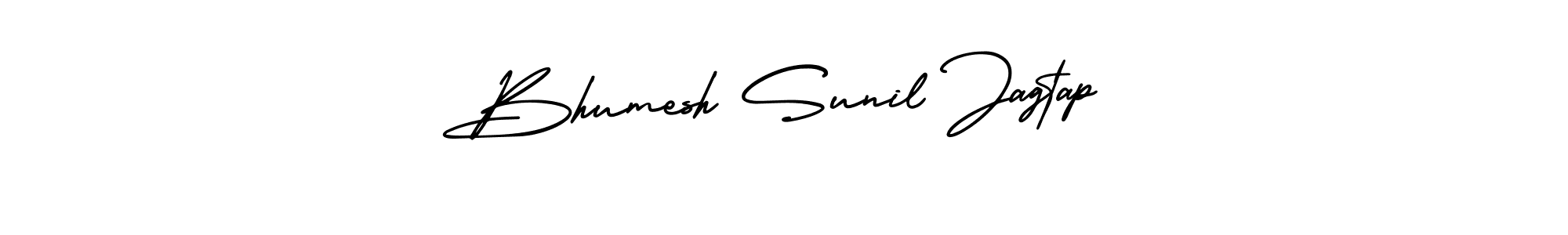 Make a beautiful signature design for name Bhumesh Sunil Jagtap. Use this online signature maker to create a handwritten signature for free. Bhumesh Sunil Jagtap signature style 3 images and pictures png